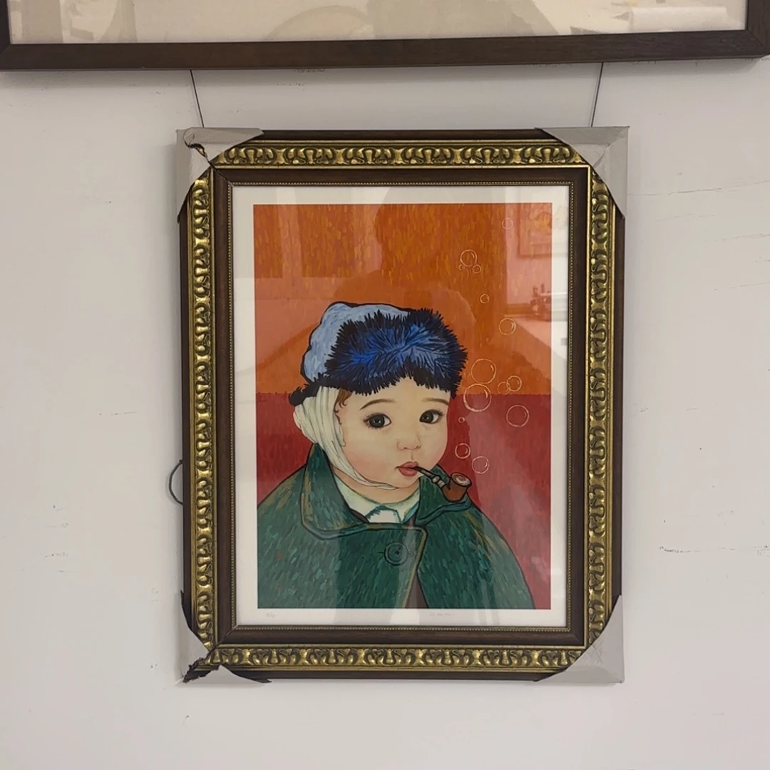 老***哥版画那小先 梵高 版画
