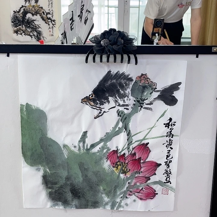 国画张圣敏先生纯手绘作品