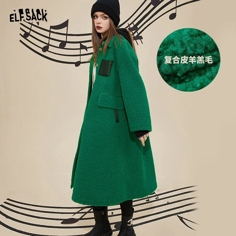 【寻宝大会NO退NO换】妖精的口袋毛呢外套12413028