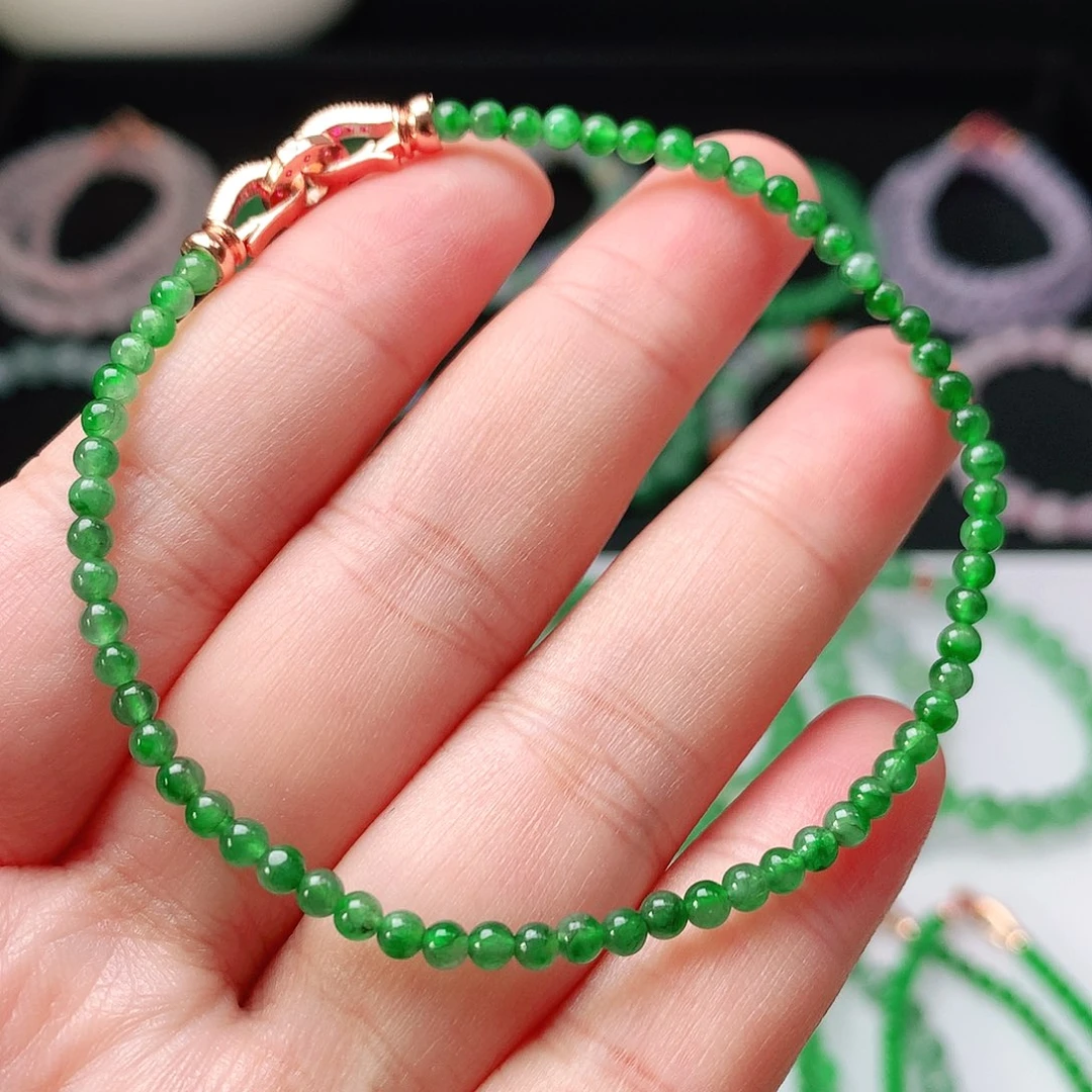 翡翠未镶嵌手链翡翠