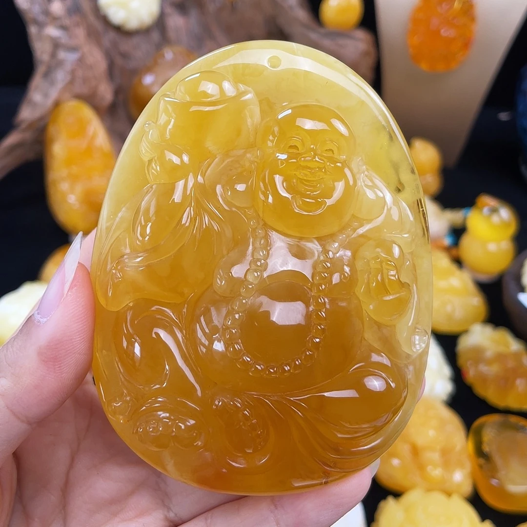 琥珀未镶嵌珠宝奇石