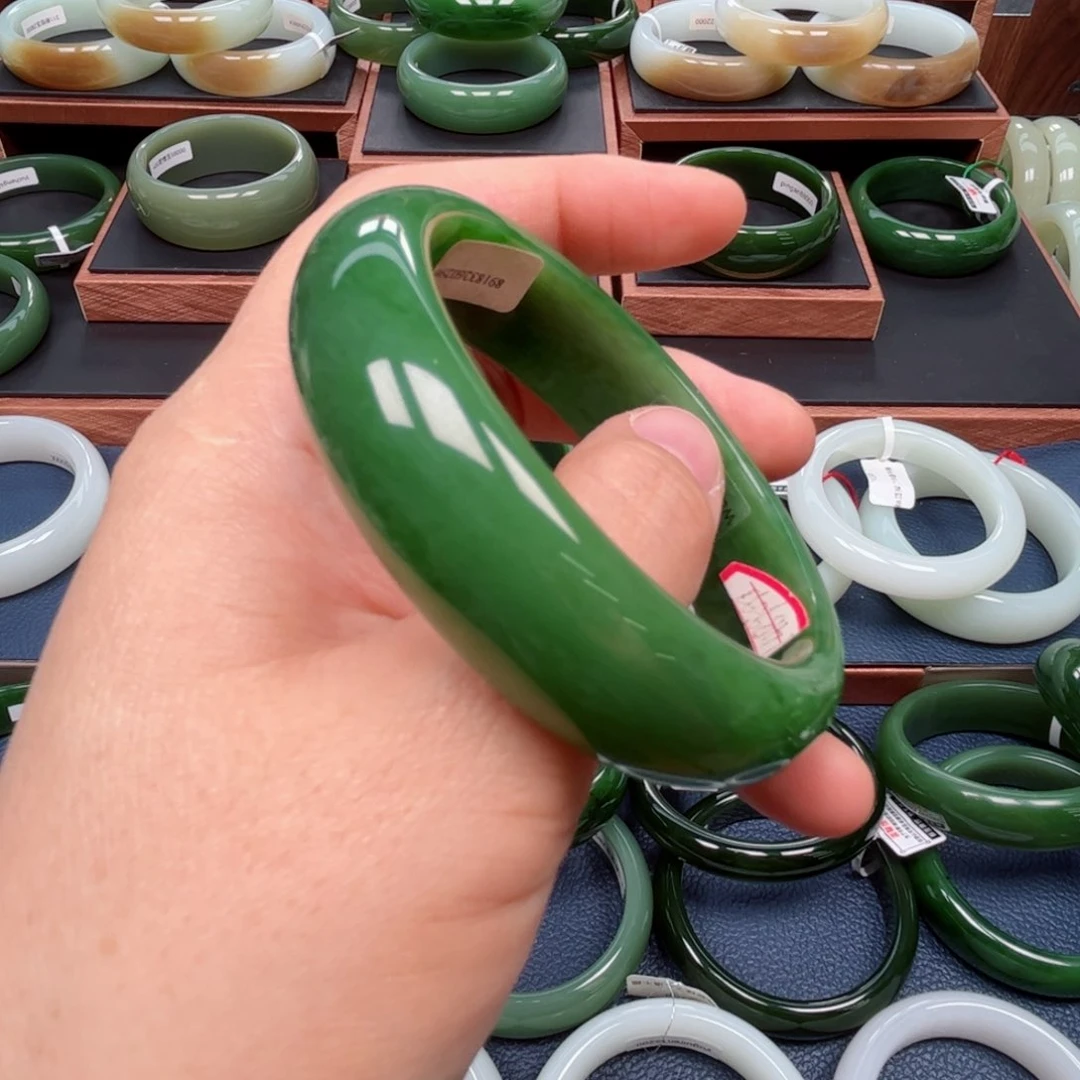 未镶嵌手镯和田玉（碧玉）58