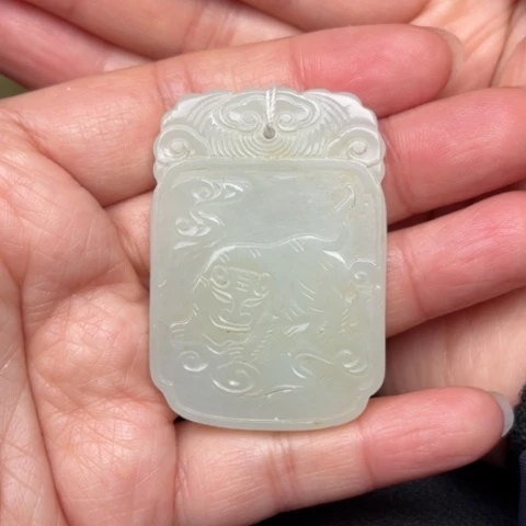 和田玉挂件未镶嵌