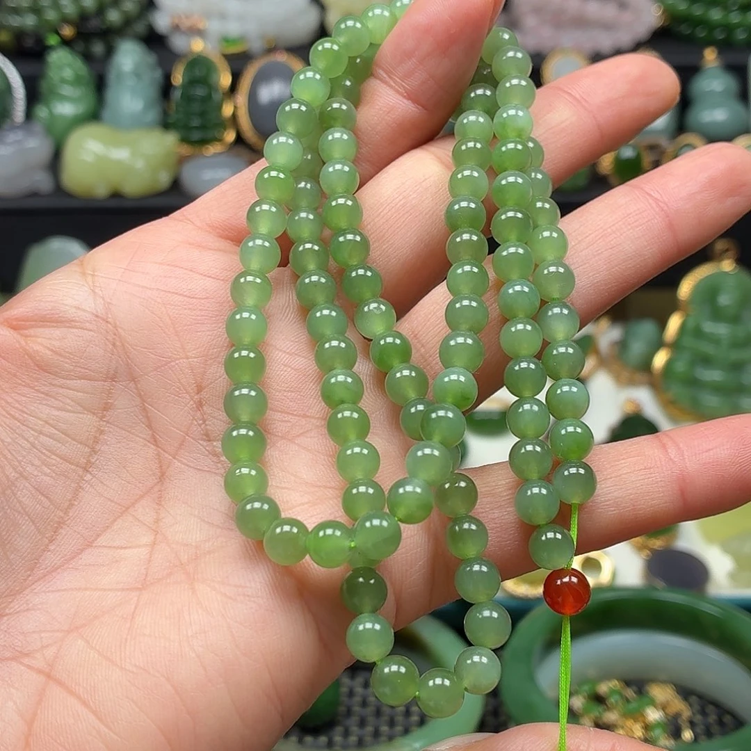 和田玉未镶嵌颈饰大漏