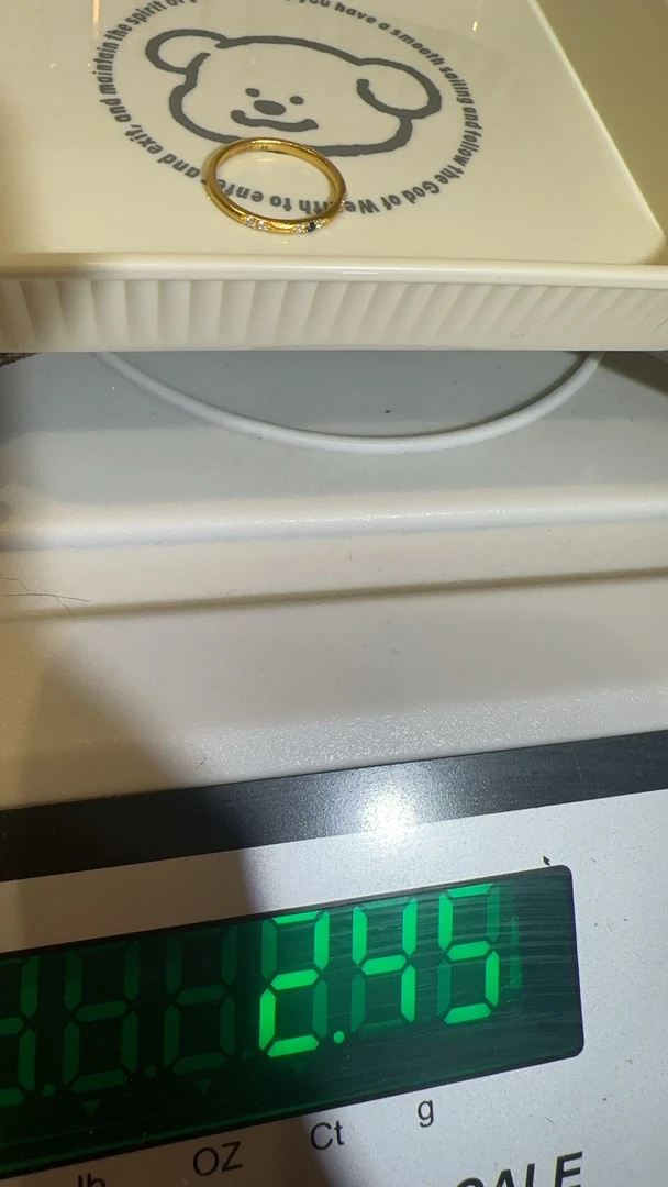 足金精品工艺戒指