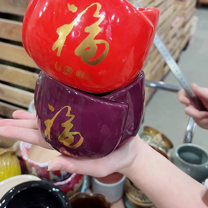 有孔.凑满10元发货多肉陶瓷花盆！