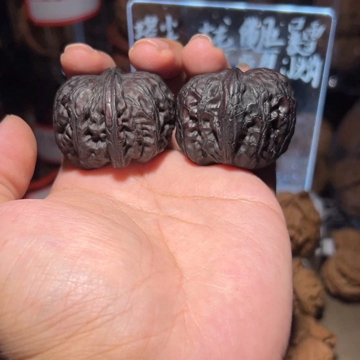 把件文玩核桃40地闷元宝微磕