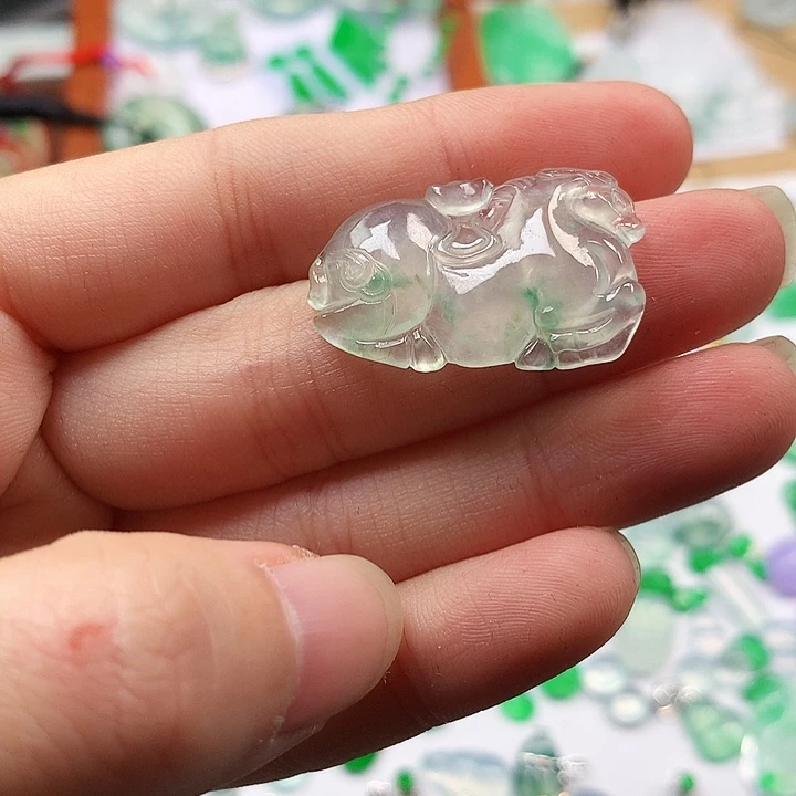 翡翠吊坠(不含链)未镶嵌马上有钱