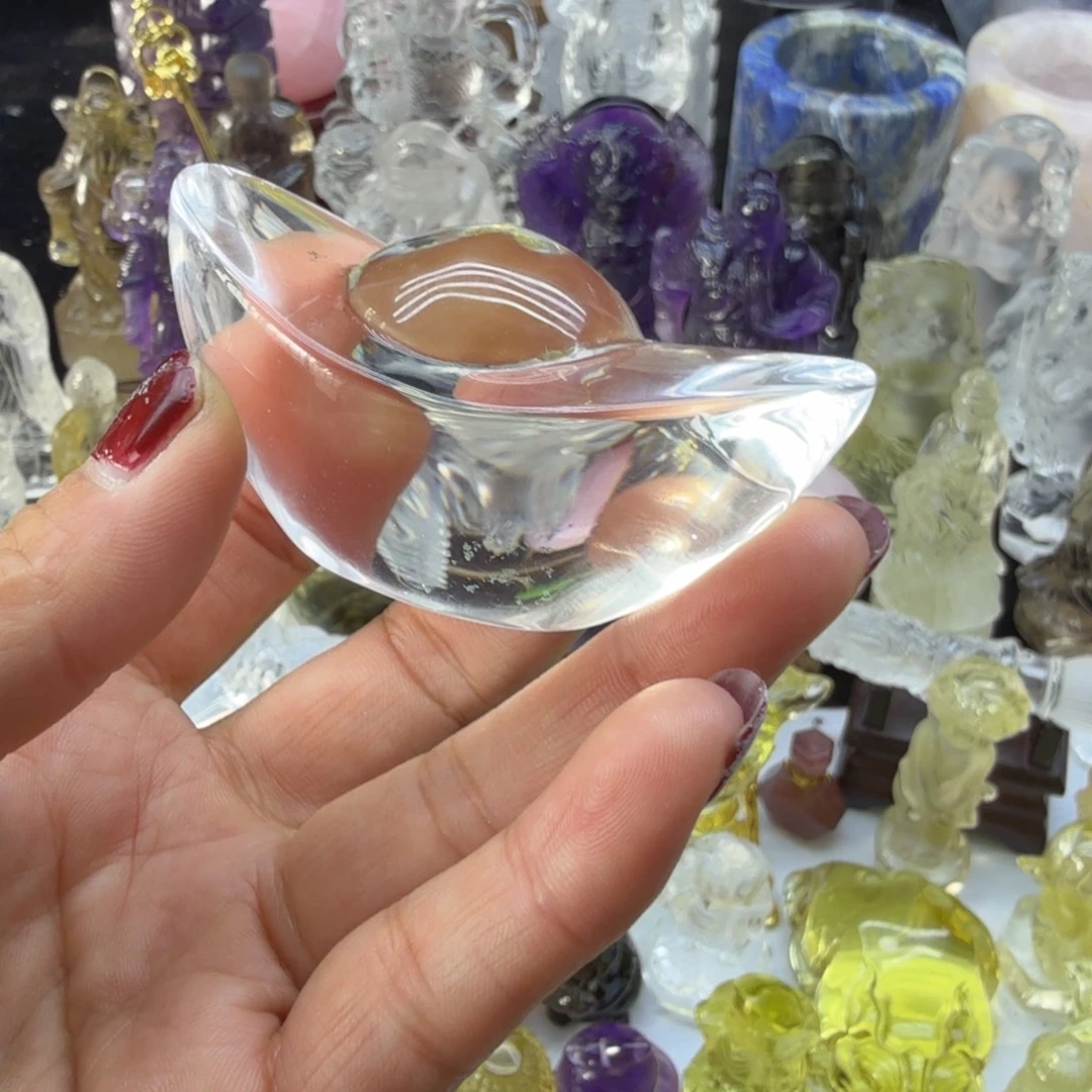 水晶未镶嵌珠宝半成品