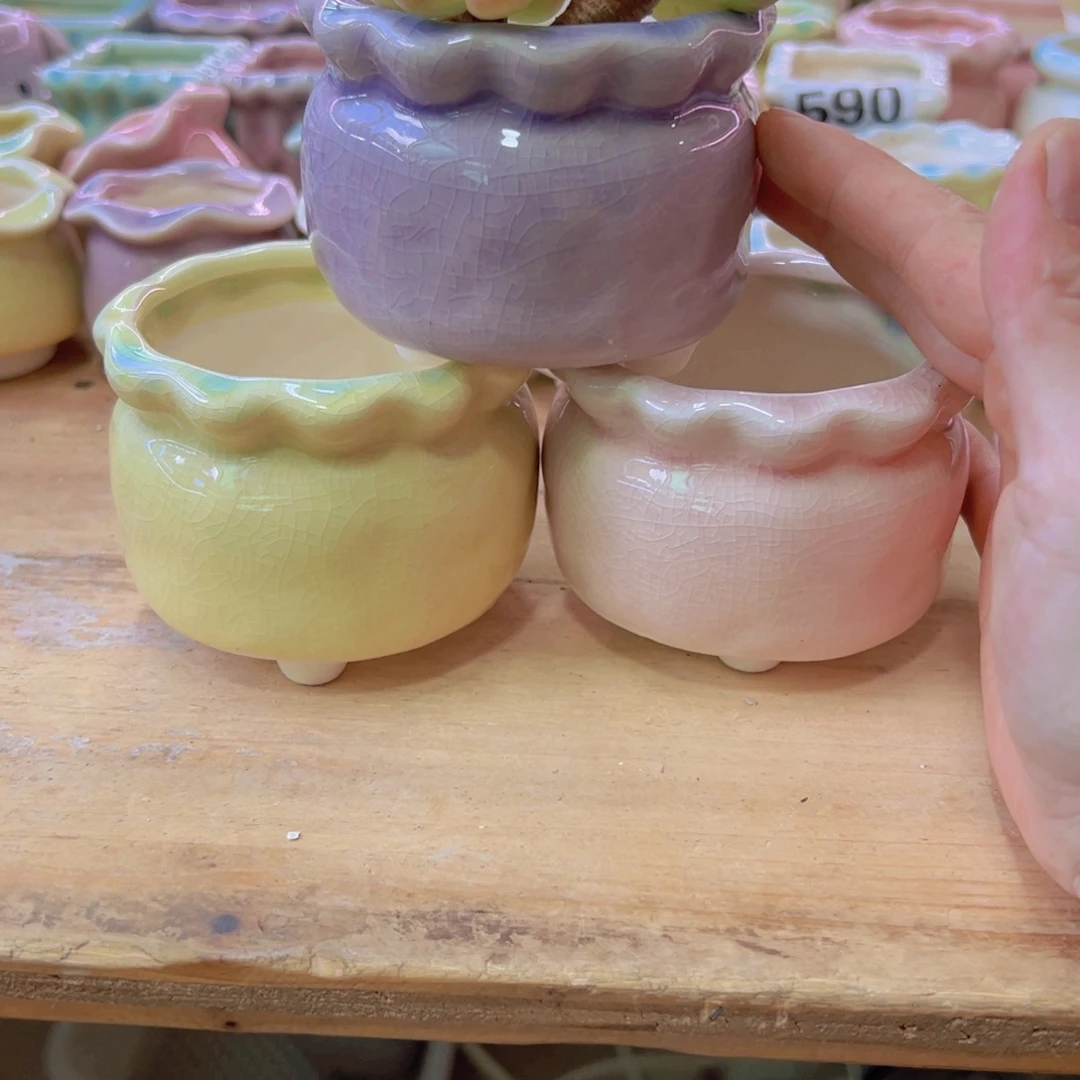 陶瓷花盆当场凑满12包邮