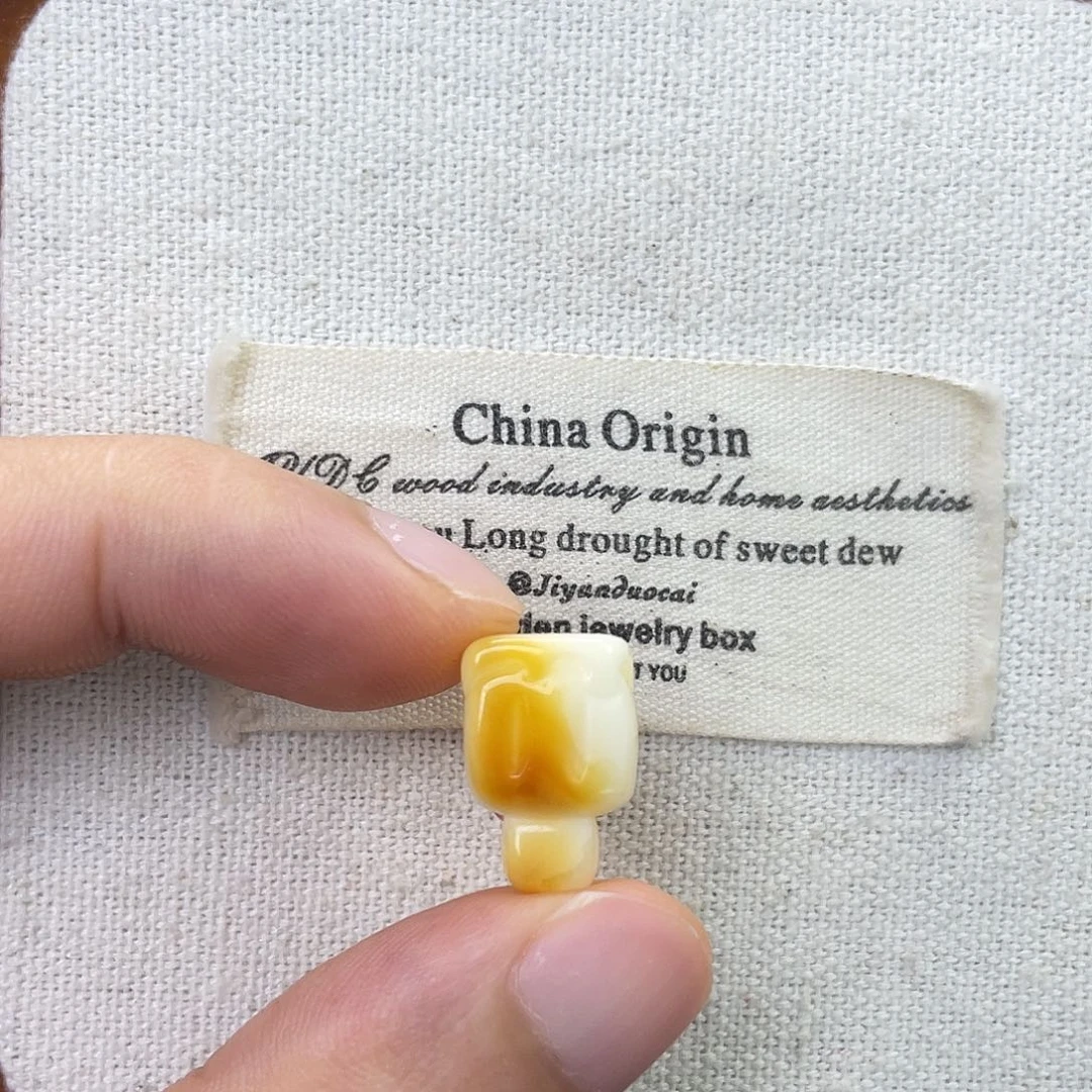 未镶嵌琥珀珠宝奇石雪糕