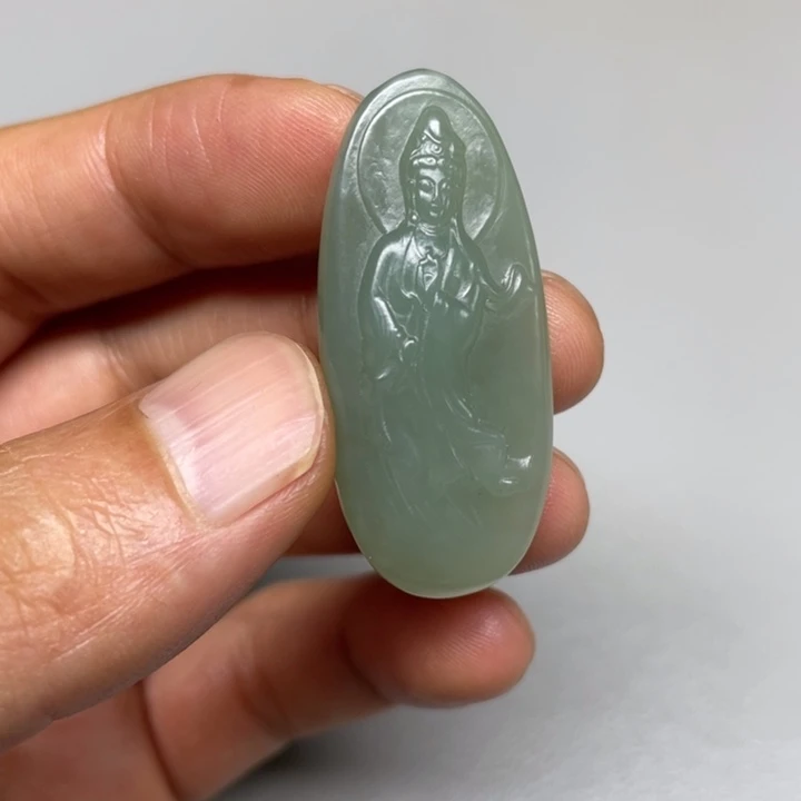 和田玉未镶嵌吊坠(不含链)用****8