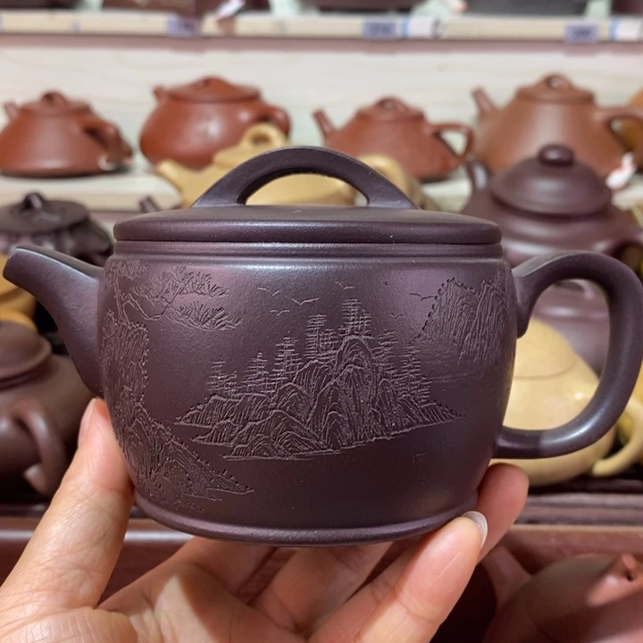 茶壶紫砂微瑕处理一把