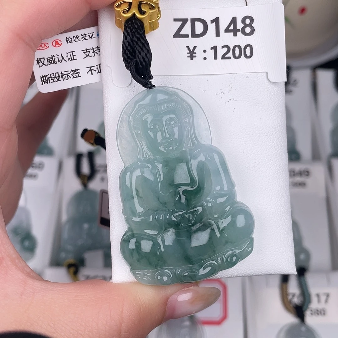 翡翠未镶嵌颈饰zd148