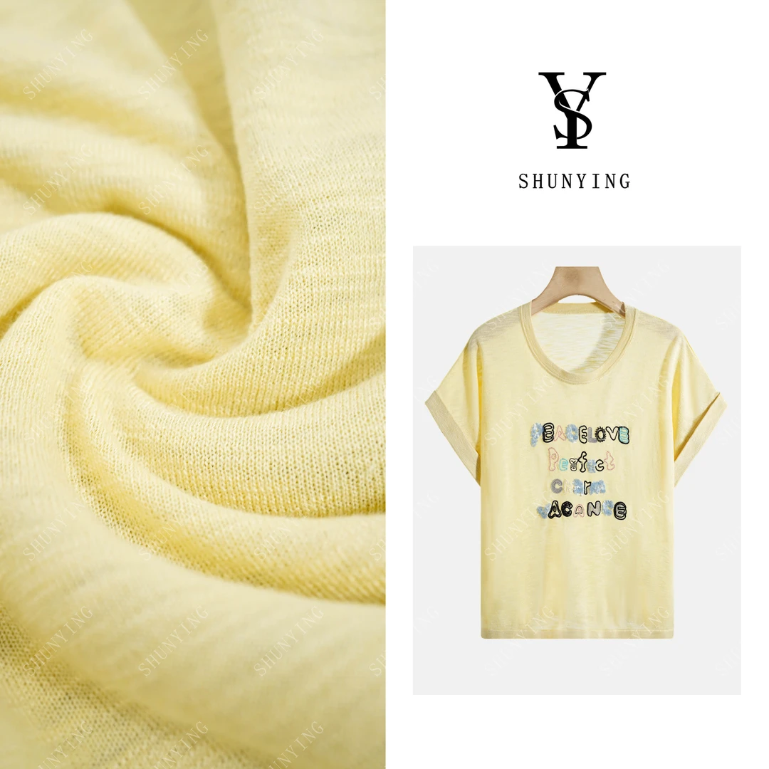 【仟娜】减龄又大方~字母亮片刺绣减龄时尚T恤衫SY72TA9578