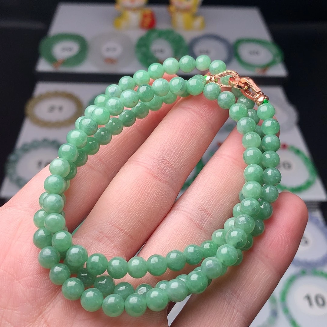 翡翠未镶嵌手链翡翠