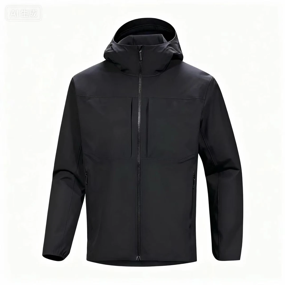 茑户外保暖连帽棉服时尚实用秋冬季男式外套