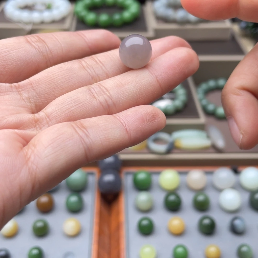 和田玉未镶嵌手链12紫