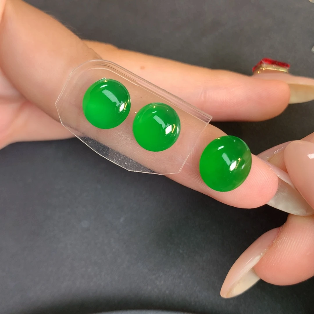 柠***冰翡翠裸石翡翠翡翠9.64-9.31-4.4/11.07-10.1-4.65