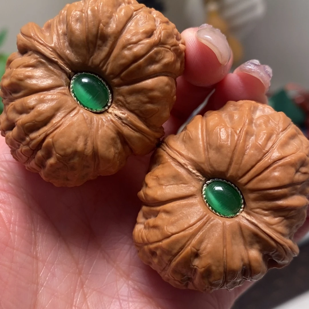 文玩核桃把件边41肚47全品南瓜吨