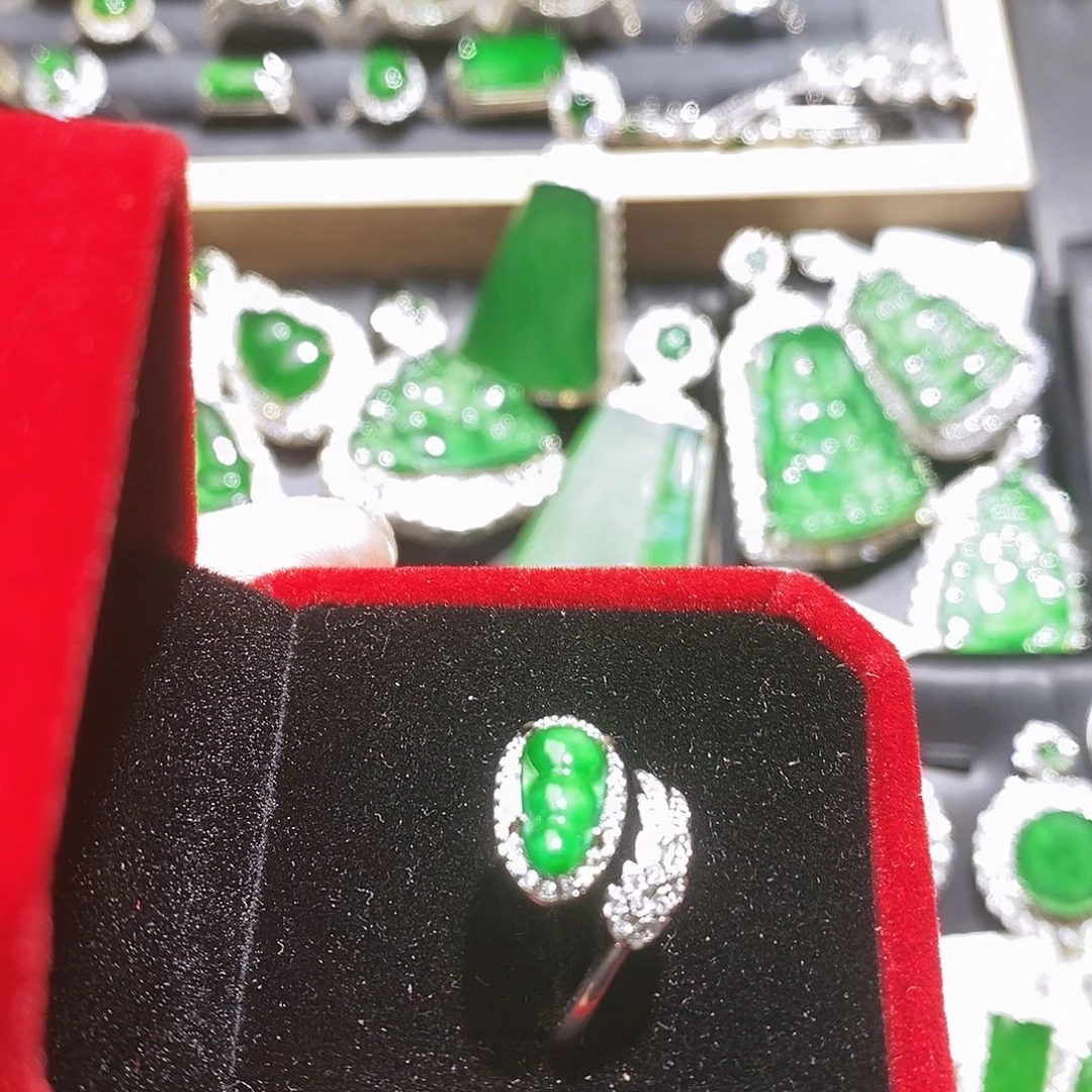 翡翠戒指未镶嵌戒指4