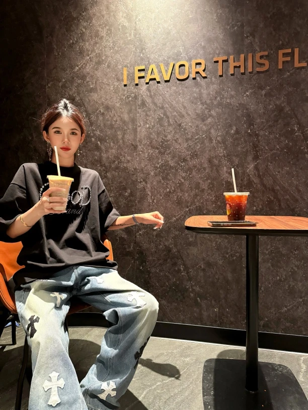 3699春夏新款时尚百搭休闲潮流短袖T恤