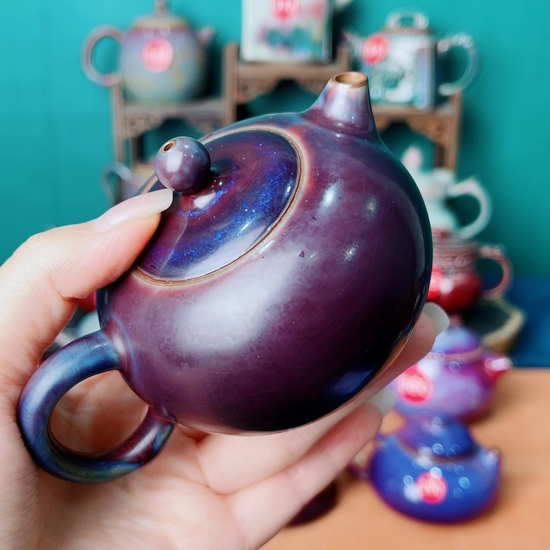 钧瓷艺术作品壶茶