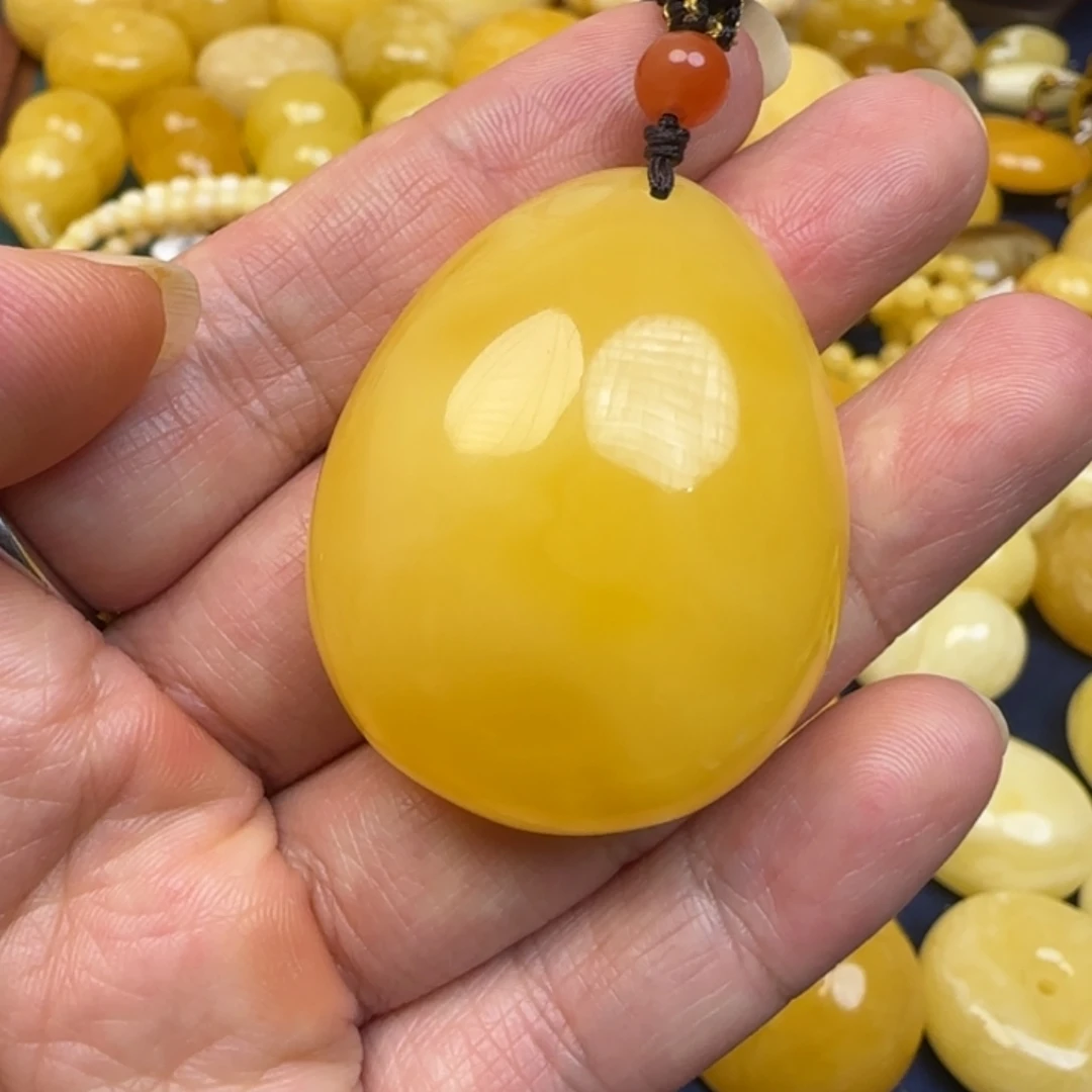 蜜蜡未镶嵌颈饰天然蜜蜡