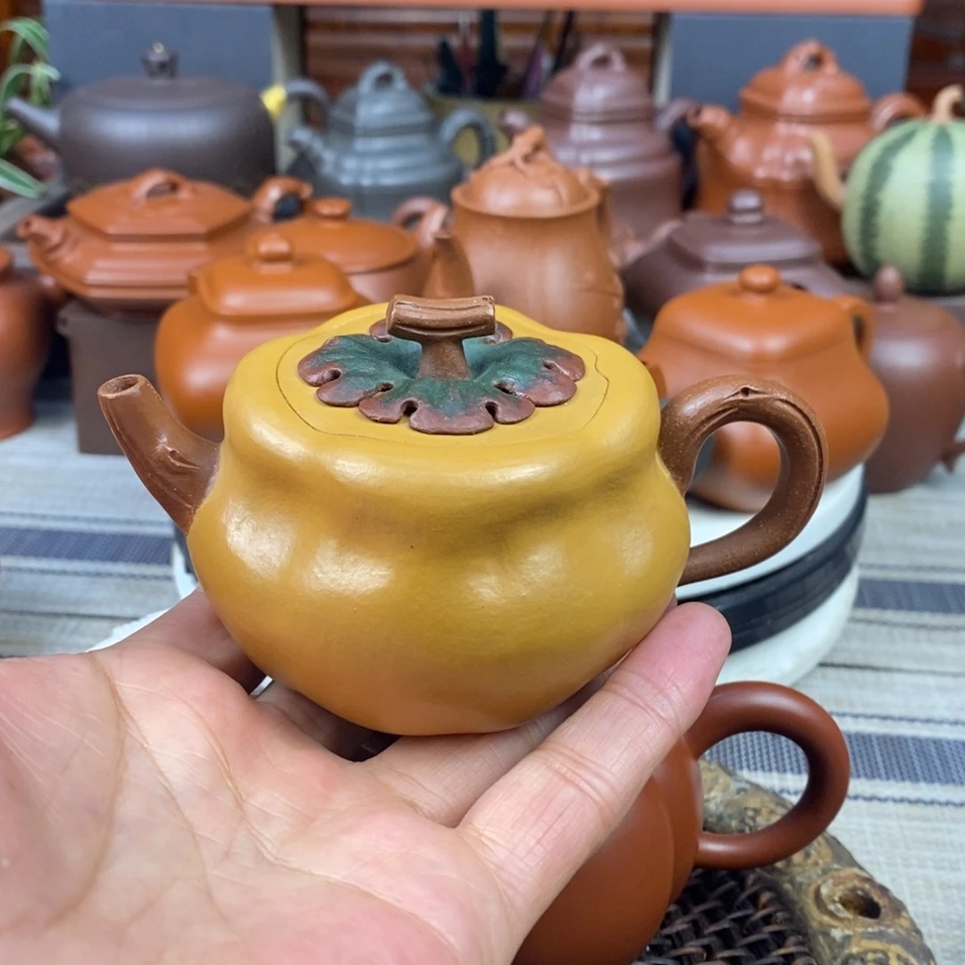 紫砂茶壶柿柿如意180cc特价