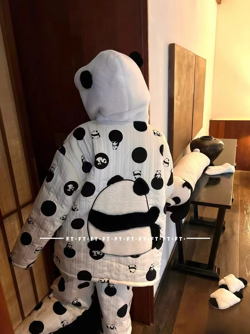 家居服套装休闲风保暖女简约风连体女宝睡衣男童宝宝婴儿