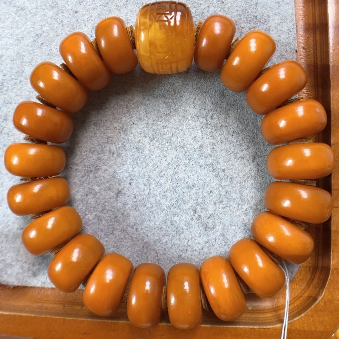 蜜蜡手串未镶嵌蜜蜡手串