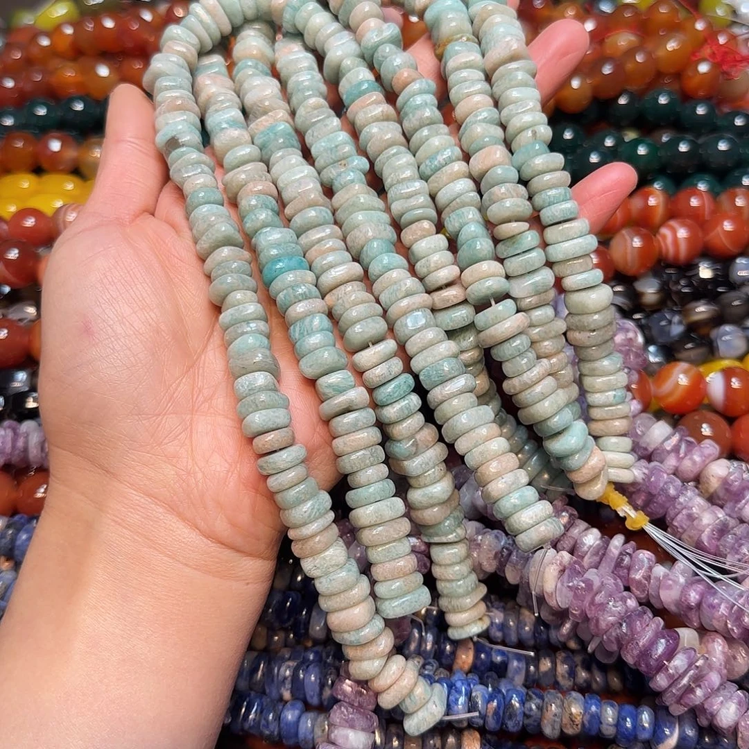 玛瑙/玉髓合金珠宝半成品12mm天河隔片一条