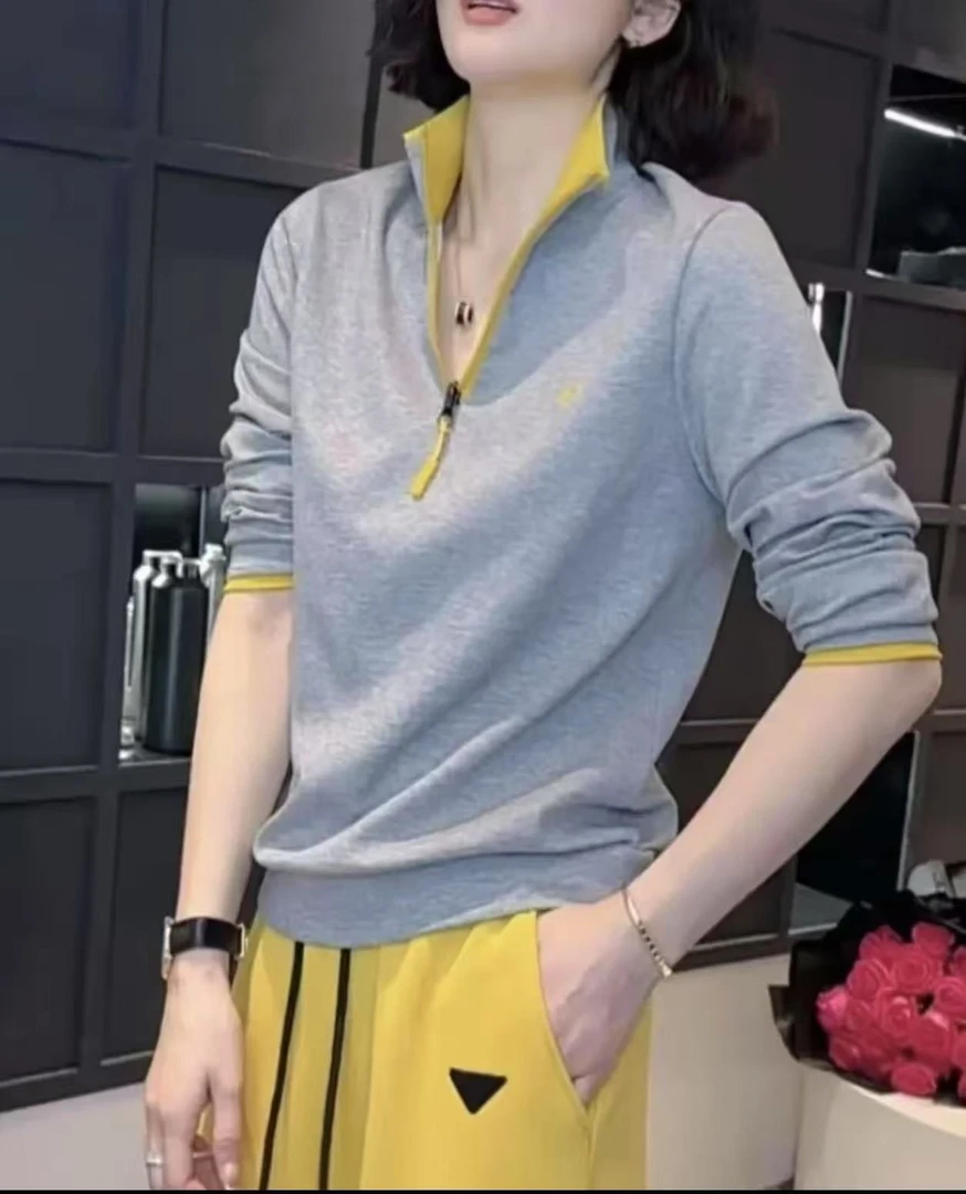 不起球常规春秋长袖薄款针织卫衣打底秋季休闲韩版