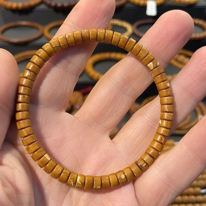 紫金鼠手串6×4纯肉药片