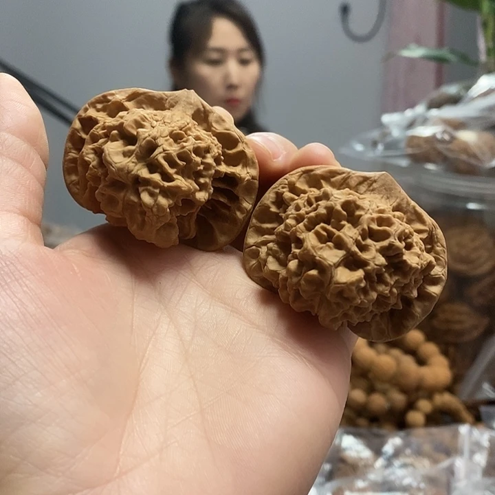 把件文玩核桃50.5官帽大肚子