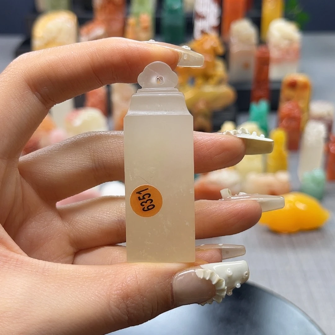 寿山石印石包邮包刻6351