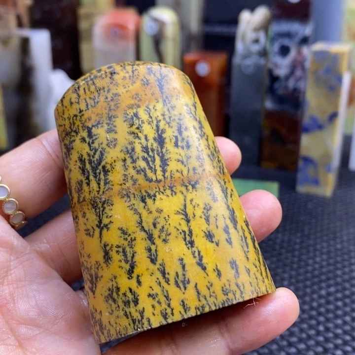 印度石龍**长青田石印章石