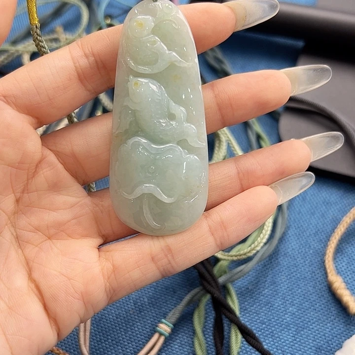 颈饰未镶嵌翡翠天然翡翠未镶嵌
