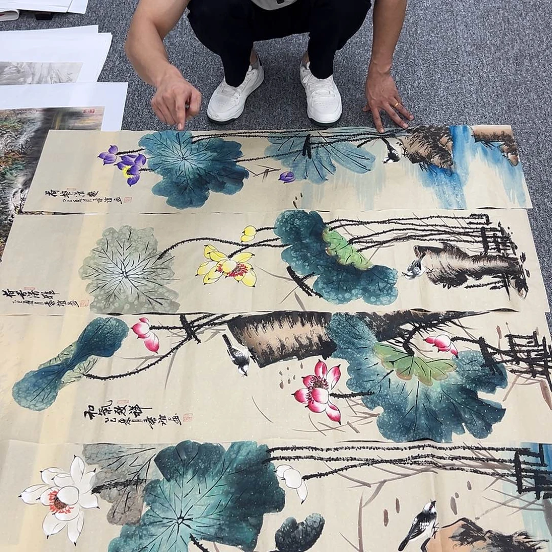 国画纯手绘宣纸字画