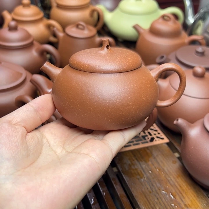 茶壶紫砂小苹果。   140cc