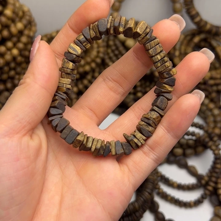 沉香沉香碎屑种植奇楠沉水浮碎银子8克