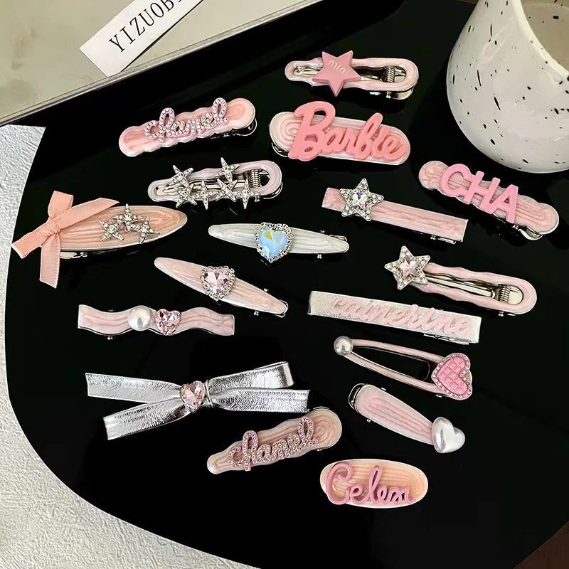 时尚小发夹直播间链接发卡甜美