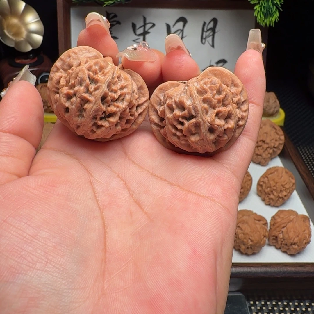 吊坠文玩核桃全品无修白茬宫灯38尺