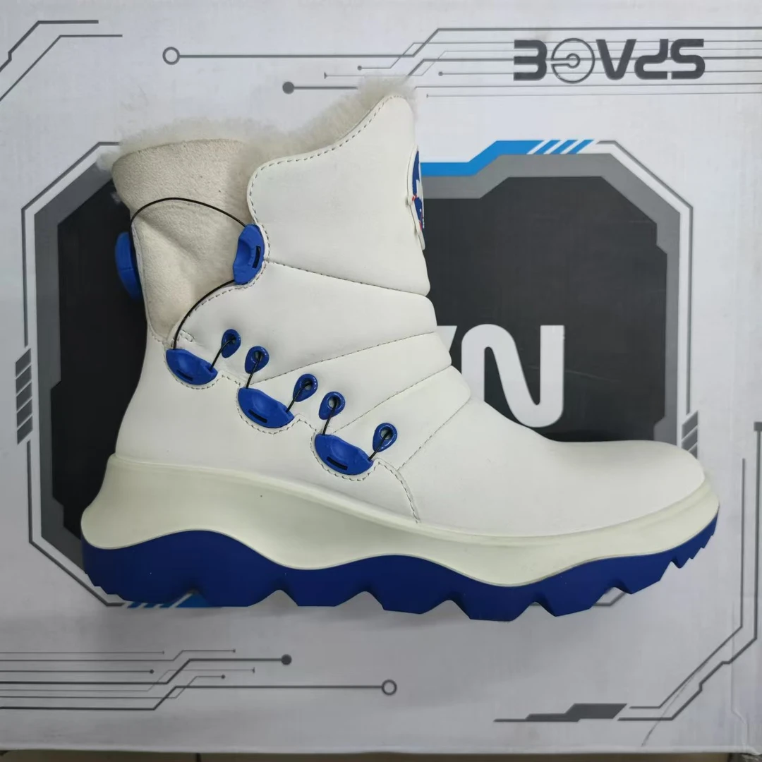 D385-隆丰棉鞋中高帮秋冬雪地靴加绒加厚保暖冬季百搭