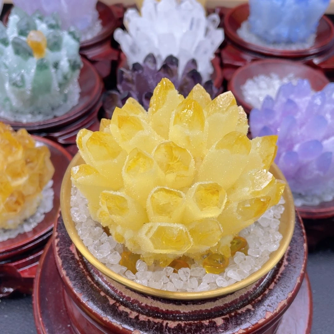 石材C天然黄水晶100