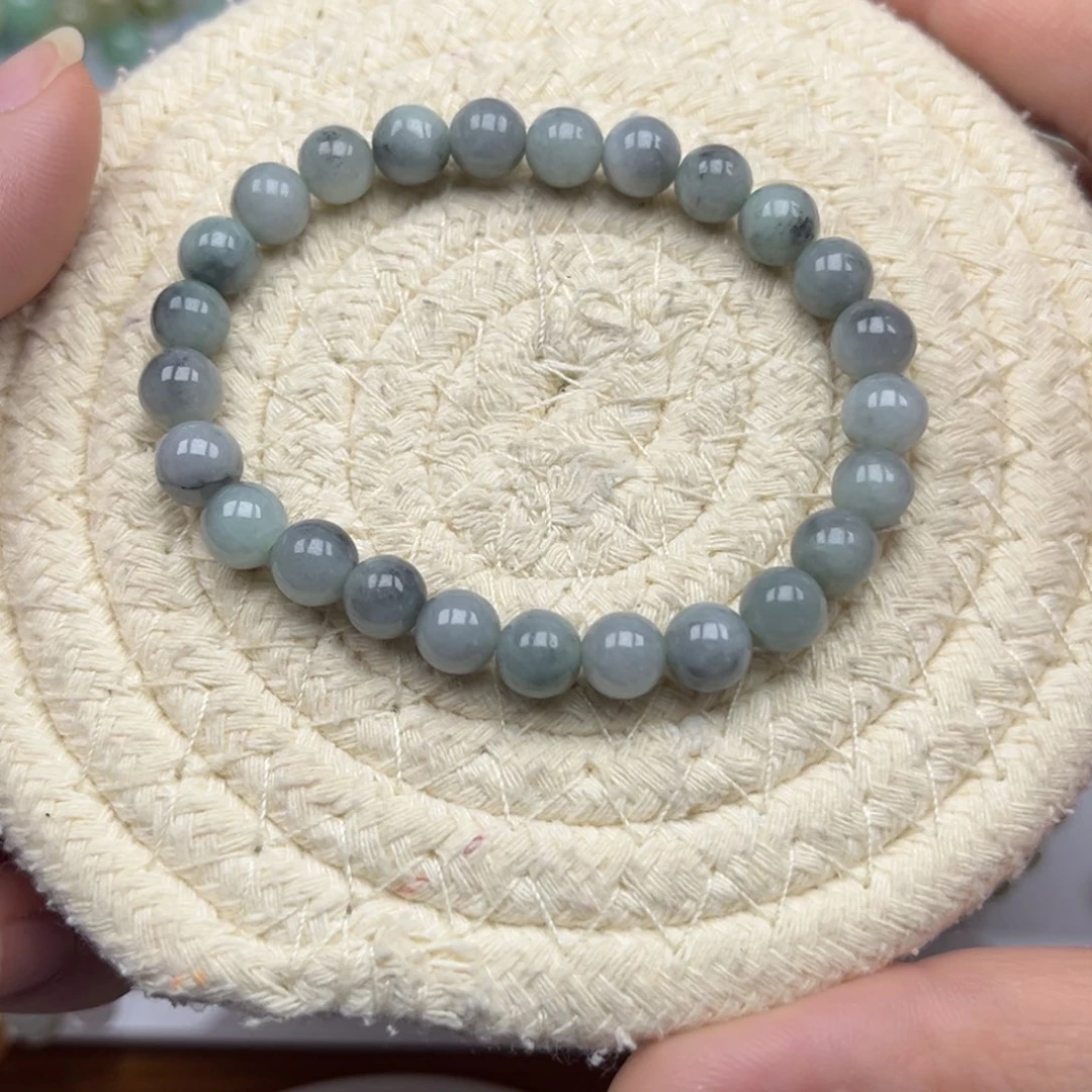 翡翠未镶嵌手链7.4