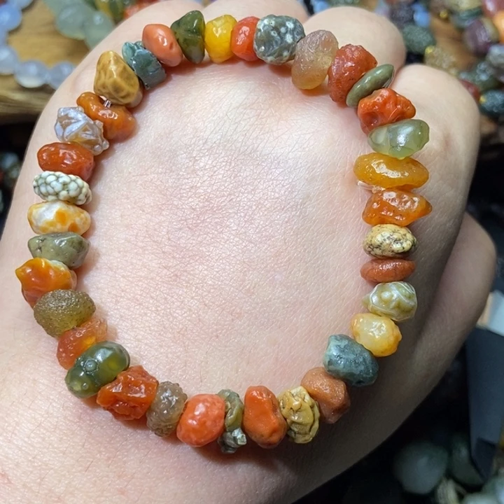 玛瑙/玉髓合金手链