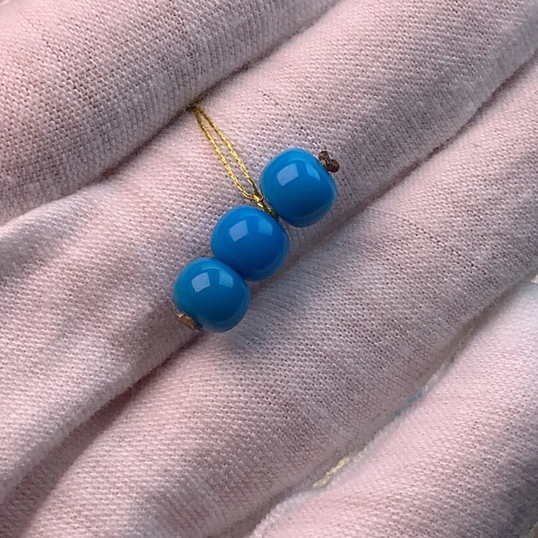 绿松石未镶嵌配饰蕊6.7