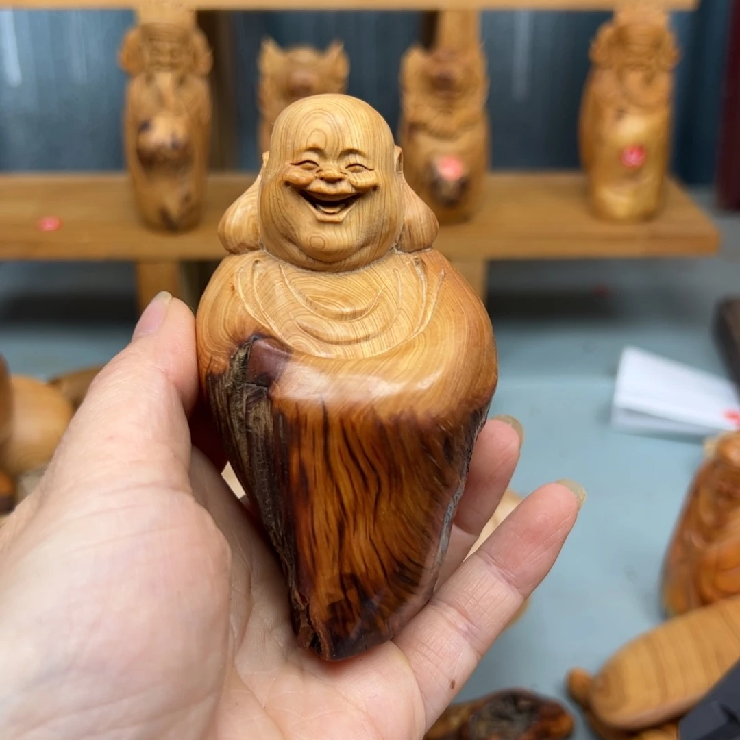 7***0木崖柏木摆件手把件，