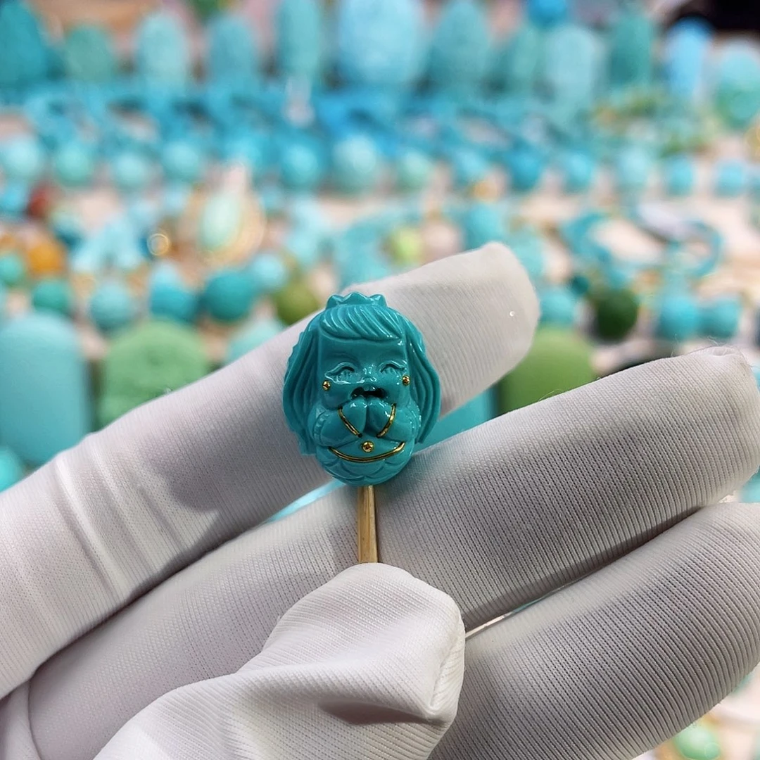 绿松石珠宝奇石未镶嵌